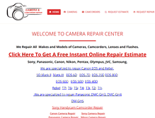 Tablet Screenshot of camerarepair.com